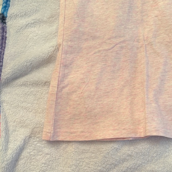 Victoria's Secret Light Pink Tee with Purple Logo - Picture 6 of 9